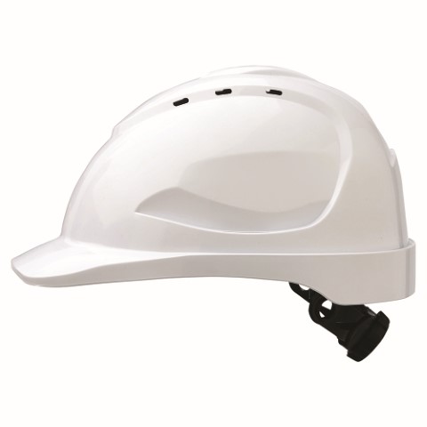 PRO HARD HAT VENTED RATCHET HARNESS - V9 WHITE 